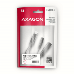 AXAGON ADA-HCPD USB-C to 3.5mm jack and USB-C, Hi-Res DAC, 384kHz/32bit, 60 W PD - black - Image 12