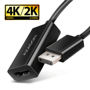 AXAGON RVD-HI20N DisplayPort to HDMI Adapter, 4K/60Hz - 15cm - Image 3
