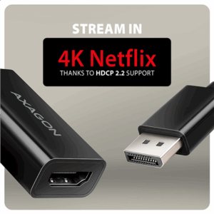 AXAGON RVD-HI20N DisplayPort to HDMI Adapter, 4K/60Hz - 15cm - Image 6