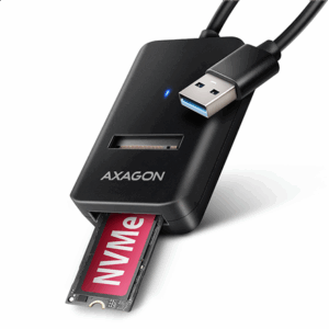 AXAGON ADM2-AM NVMe/SATA SSD Adapter - 10cm - Image 3