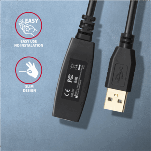 AXAGON ADR-207 USB 2.0 Extension / Repeater Cable - 7.5m - Image 4