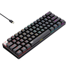 Havit KB903L laidinė žaidimų klaviatūra RGB juodos spalvos QWERTY - Image 3