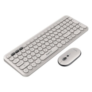 Havit KB254GCM belaidis 2-in-1 žaidimų komplektas klaviatūra + pelė pilkos spalvos QWERTY - Image 2