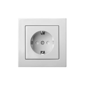 Kištukinis lizdas LIREGUS EPSILON, su įž., baltos spalvos - Image 2