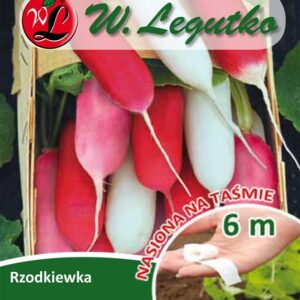 Sėklos juostoje ridikėlių mišinys pailgi