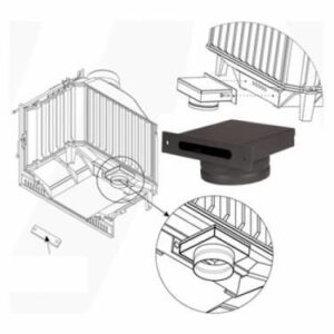 Adapteris oro įsiurbimo NORDFLAM - Image 2