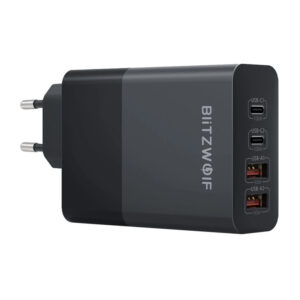 BlitzWolf BW-S29 120W mains charger juodos spalvos