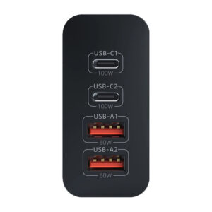 BlitzWolf BW-S29 120W mains charger juodos spalvos - Image 3