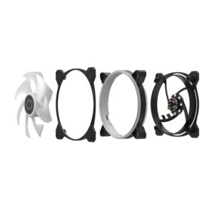 Cooler Master MasterFan MF140 Halo2 ventiliatorius juodos spalvos - Image 4