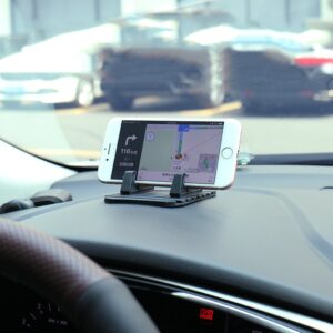 Universal car holder silicone phone stand nano pad juodos spalvos - Image 9