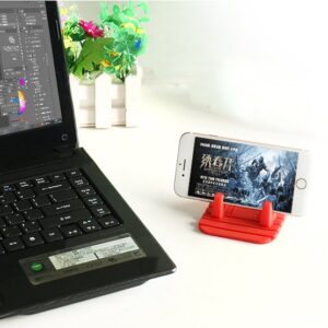 Universal car holder silicone phone stand nano pad juodos spalvos - Image 3