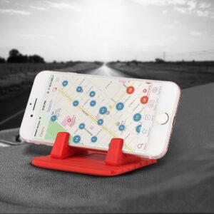 Universal car holder silicone phone stand nano pad juodos spalvos - Image 5