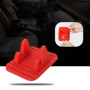 Universal car holder silicone phone stand nano pad juodos spalvos - Image 8
