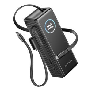 EcoFlow RAPID Powerbank 25000mAh, 170W built-in 100W cables.