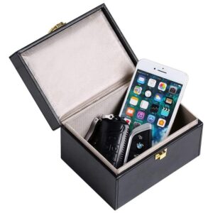 Signal blocking chest Radio blocking Faraday Box for car keys smartphone juodos spalvos - Image 3