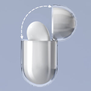 dėklas skirtas AirPods 3 hard ir strong dėklas skirtas headphones transparent (case A) - Image 5