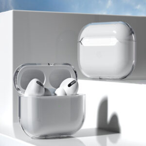 dėklas skirtas AirPods 3 hard ir strong dėklas skirtas headphones transparent (case A) - Image 9