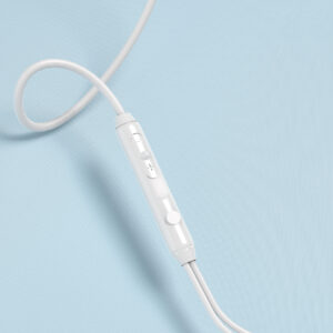 Dudao X3C į ausis įkišamos laidinės USB-C ausinės 1.2m - baltos spalvos - Image 5