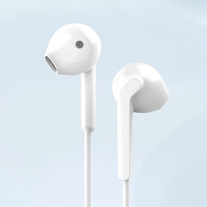 Dudao X3C į ausis įkišamos laidinės USB-C ausinės 1.2m - baltos spalvos - Image 9