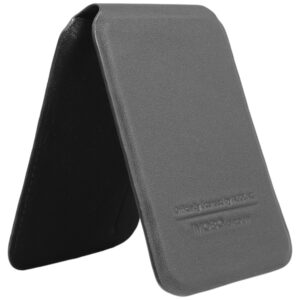 Audi Leather Wallet Card Slot Stand juodos spalvos MagSafe AU-MSCH-GT/D3-BK - Image 5