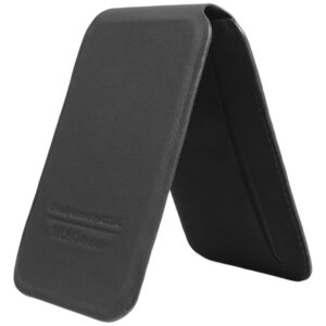 Audi Leather Wallet Card Slot Stand juodos spalvos MagSafe AU-MSCH-GT/D3-BK - Image 6