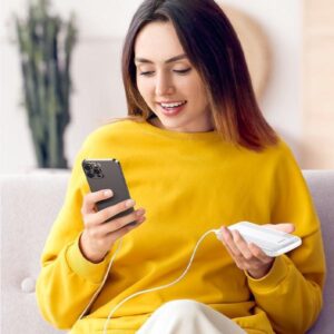 AWEI PowerBank P20K 10000mAh juodos spalvos - Image 5