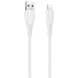 Kabelis AWEI CL-182L USB-A į Lightning baltos spalvos - Image 1
