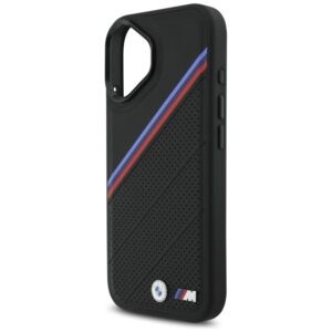 Dėklas BMW M Tricolor Metal Logo MagSafe skirtas Apple iPhone 17 juodos spalvos - Image 6