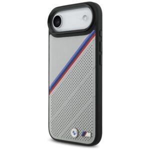 Dėklas BMW M Tricolor Metal Logo MagSafe skirtas Apple iPhone 17 Air pilkos spalvos - Image 2