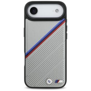 Dėklas BMW M Tricolor Metal Logo MagSafe skirtas Apple iPhone 17 Air pilkos spalvos - Image 3