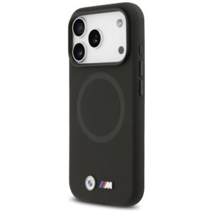 BMW M FW Metal Logo MagSafe dėklas skirtas Apple iPhone 17 Pro Max juodos spalvos - Image 2