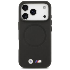 BMW M FW Metal Logo MagSafe dėklas skirtas Apple iPhone 17 Pro Max juodos spalvos - Image 3