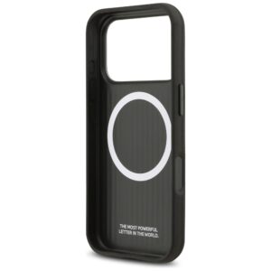 BMW M FW Metal Logo MagSafe dėklas skirtas Apple iPhone 17 Pro Max juodos spalvos - Image 7