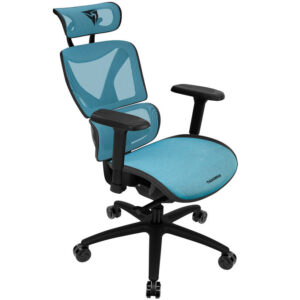 ThunderX3 XTC ergonominė ofiso kėdė - juodos spalvos/mėlynos spalvos