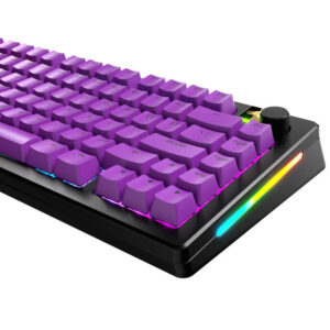 Glorious GPBT Basics Keycaps, ANSI išdėstymas US, PBT, Dye-Sub - Epic Purple - Image 2