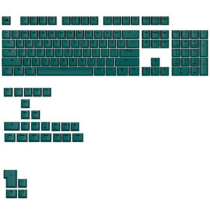 Glorious GPBT Basics Keycaps, ANSI išdėstymas US, PBT, Dye-Sub - Totem Green