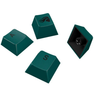 Glorious GPBT Basics Keycaps, ANSI išdėstymas US, PBT, Dye-Sub - Totem Green - Image 2