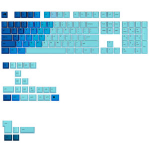 Glorious GPBT Gradient Keycaps, ANSI išdėstymas US, PBT, Dye-Sub - Ocean