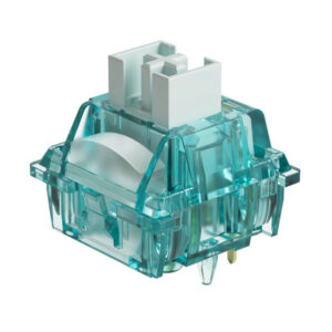 AKKO Creamy Cyan Switches, mechaniniai, 5-Pin, clicky, MX-Stem, 50g - 45 vnt