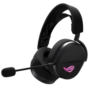 ASUS ROG Pelta žaidimų ausinės, RGB, belaidės - juodos spalvos - Image 2