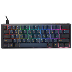 Ducky One 3 Pro Mini Nazca Line žaidimų klaviatūra mechaninė, 8.000 Hz, Hot Swap, RGB - Cherry MX2A Red, ANSI US išdėstymas