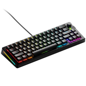 Glorious GMMK 3 Pro 65 % Custom žaidimų klaviatūra - Pre-Built, ANSI US išdėstymas, Fox Switches, juodos spalvos