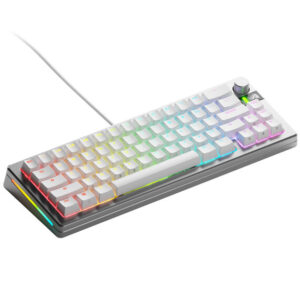 Glorious GMMK 3 Pro 65 % Custom žaidimų klaviatūra - Pre-Built, ANSI US išdėstymas, Fox Switches, sidabro spalvos