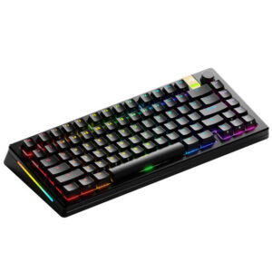 Glorious GMMK 3 Pro HE belaidė 75 % žaidimų klaviatūra - Pre-Built, ANSI US išdėstymas, Fox HE Switches, juodos spalvos