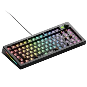 Glorious GMMK 3 75 % Custom žaidimų klaviatūra - Barebone, ANSI išdėstymas, juodos spalvos