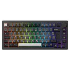 AKKO MonsGeek M1W SP Pink&White belaidė žaidimų klaviatūra, RGB, V3 Piano Pro Switch - sidabro spalvos, ANSI US