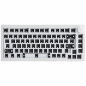 Akko 5075B Via Barebone žaidimų klaviatūra, 75% - ANSI išdėstymas, Moon White