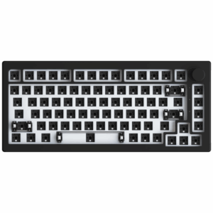 Akko 5075B Via Barebone žaidimų klaviatūra, 75% - ANSI išdėstymas, Stary Black