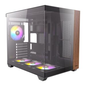Antec CX800 ARGB Midi-Tower, Tempered Glass - wood