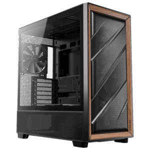 Antec Flux PC-kompiuterio korpusas, Midi-Tower, E-ATX, Tempered Glass – juodos spalvos